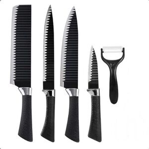 Set of 5 Kitchen Knives Set